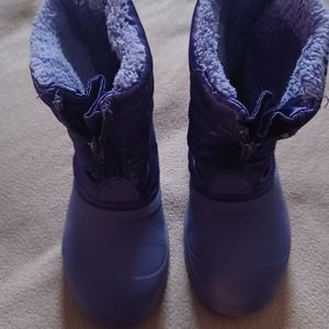 Target Kids Purple Winter Snow Boots